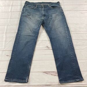 Levi Strauss & Co. Mens Blue 505 Straight Leg Denim Jeans Size W40xL30